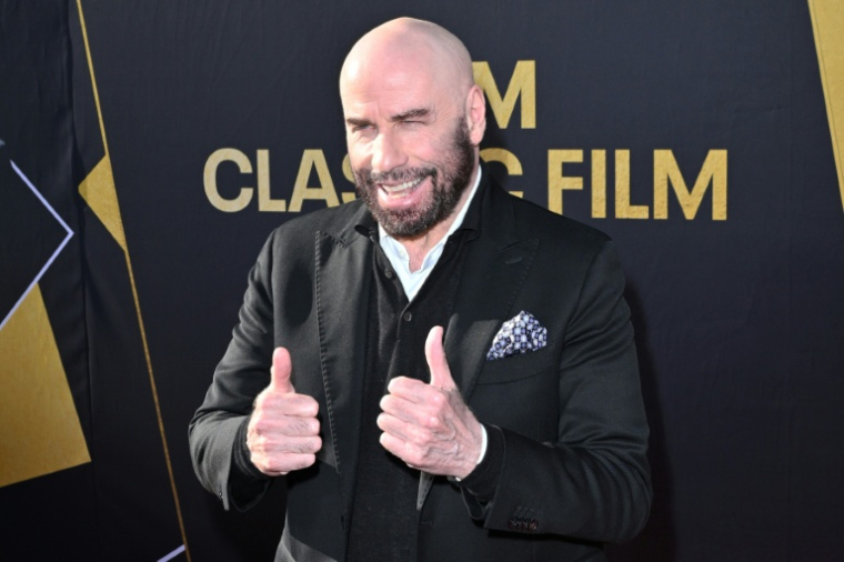 L'acteur américain John Travolta à Hollywood en Californie le 18 avril 2024 ( AFP / Robyn BECK )