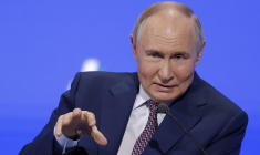 Vladimir Poutine à Moscou, en Russie, le 18 mars 2025. ( POOL / MAXIM SHEMETOV )