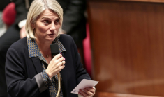 La ministre de la Santé Stéphanie Rist à l'Assemblée nationale, le 29 octobre 2025, à Paris ( AFP / Thibaud MORITZ )