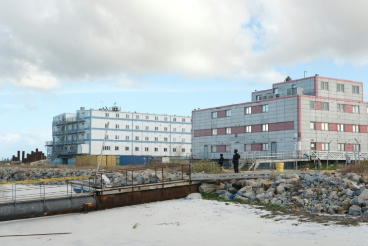 Le projet gazier de TotalEnergies à Afungi dans le nord du Mozambique, le 29 septembre 2022 ( AFP / Camille LAFFONT )