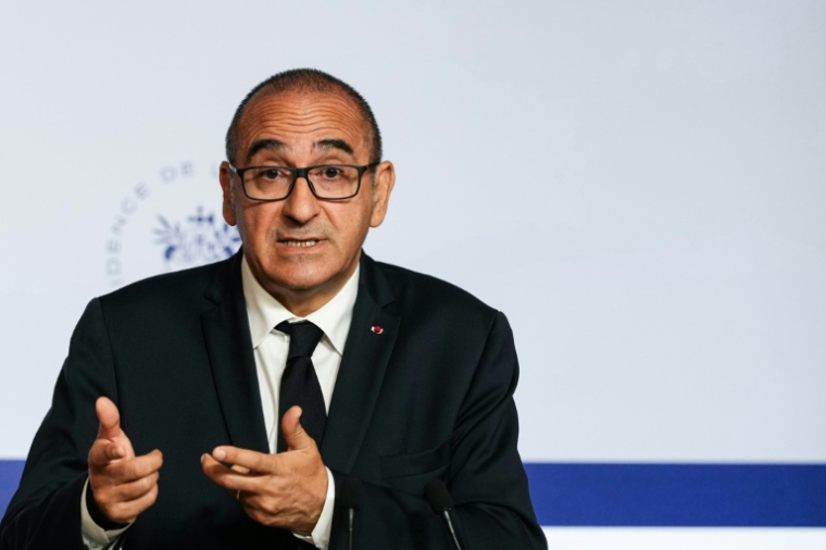 Le ministre de l'Intérieur, Laurent Nuñez, le 22 juillet 2026 à Paris ( AFP / Dimitar DILKOFF )