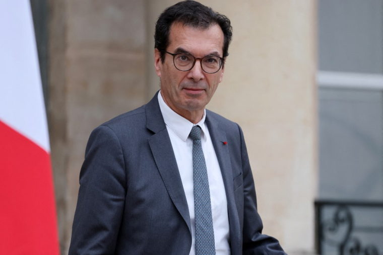 Jean-Pierre Farandou à Paris, le 14 janvier 2026. ( AFP / LUDOVIC MARIN )