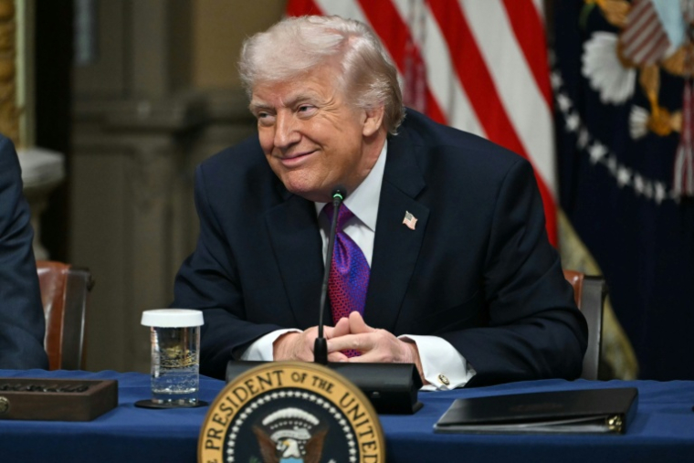 Le président américain Donald Trump pendant une table ronde à Washington, aux Etats-Unis, le 4 mars 2026 ( AFP / ANDREW CABALLERO-REYNOLDS )