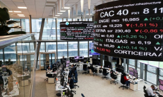Bourse Euronext dans le quartier d'affaires de La Défense à Paris
