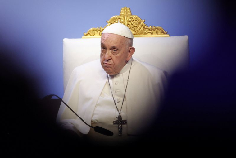 Le pape François au Palais du Pharo, Marseille