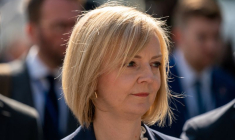 Photo d'archives de La Première ministre britannique Liz Truss assistant à la 77e Assemblée générale des Nations unies à New York