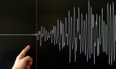 Seize personnes ont été tuées et 32 blessées lors d'un séisme de magnitude 7 au Tibet, en Chine ( AFP / FREDERICK FLORIN )