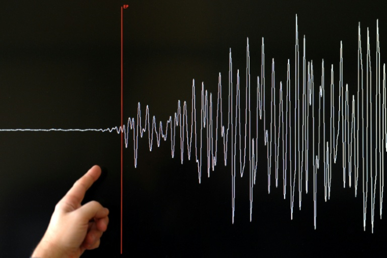Seize personnes ont été tuées et 32 blessées lors d'un séisme de magnitude 7 au Tibet, en Chine ( AFP / FREDERICK FLORIN )