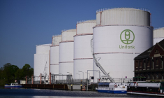 Un site de stockage de gaz à Berlin. (illustration) ( AFP / TOBIAS SCHWARZ )