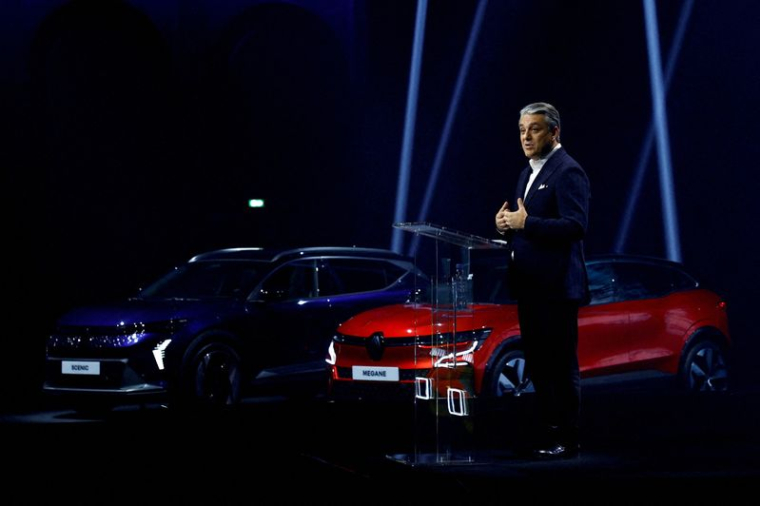 Luca De Meo, directeur général de Renault Group, lors de la journée investisseur d'Ampère