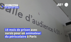 Périscolaire: un animateur condamné à 18 mois de prison avec sursis
