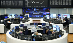 Graphique de l'indice boursier allemand DAX (Deutscher Aktienindex) à la Bourse de Francfort