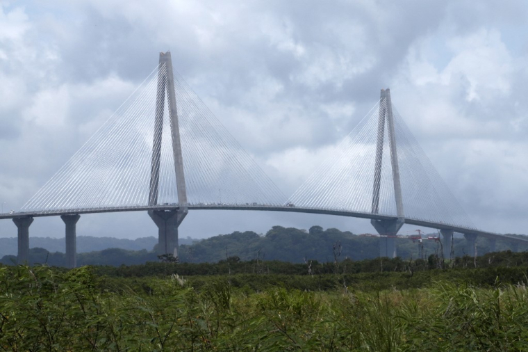 Pont du l'Atlantique, canal de Panama. ( AFP / IVAN PISARENKO )