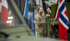Du personnel militaire à la base aérienne d'Orland (Norvège), en novembre 2025 ( Ritzau Scanpix / IDA MARIE ODGAARD )