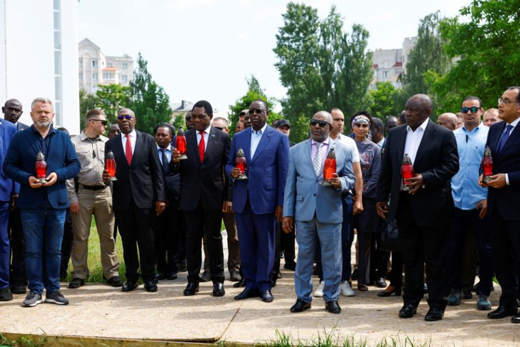 Les dirigeants africains visitent l'Ukraine