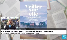 Littérature : le prix Goncourt à Jean-Baptiste Andrea pour "Veiller sur elle"