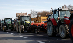 Les agriculteurs protestent contre les mesures prises par le gouvernement français à la suite de l'apparition d'un foyer de dermatose nodulaire du bétail en France