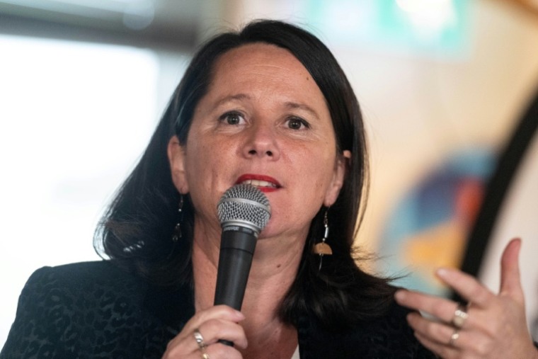 La maire de Nantes Johanna Rolland (PS), candidate à sa réélection, à Nantes le 2 février 2026 ( AFP / Sebastien Salom-Gomis )