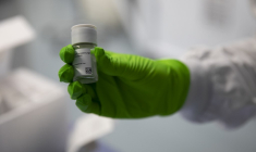 Un produit oncologique développé à l'institut de recherche BioNTeCH de Mayence (illustration) ( AFP / ANDRE PAIN )