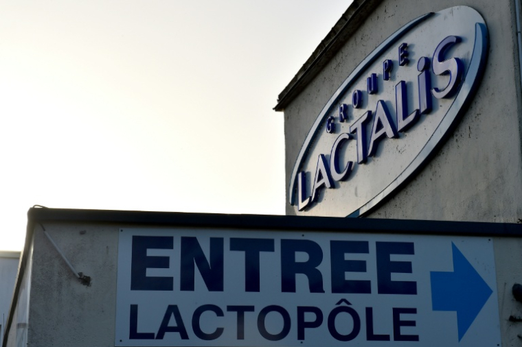 Le siège du groupe laitier français Lactalis (marques Président, Lactel, Bridel, etc), à Laval, dans la Mayenne. ( AFP / JEAN-FRANCOIS MONIER )