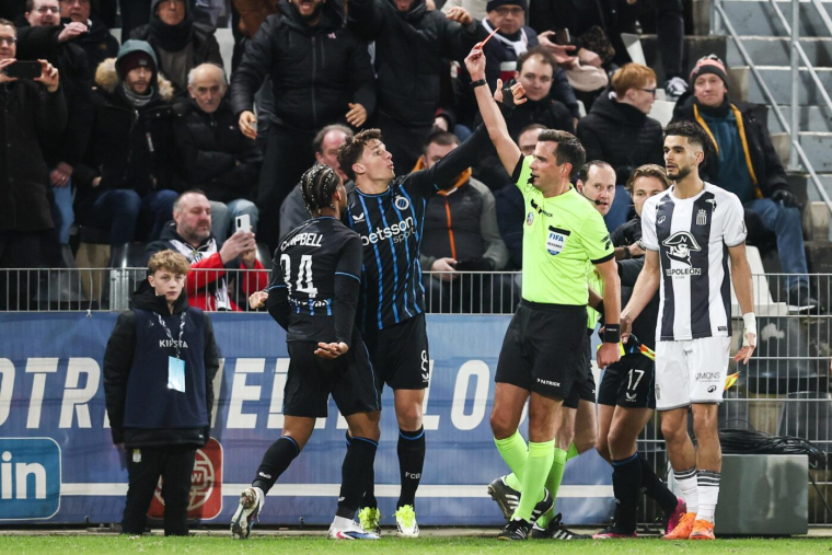 Éliminés de Coupe de Belgique, les joueurs du Club Bruges pète les plombs