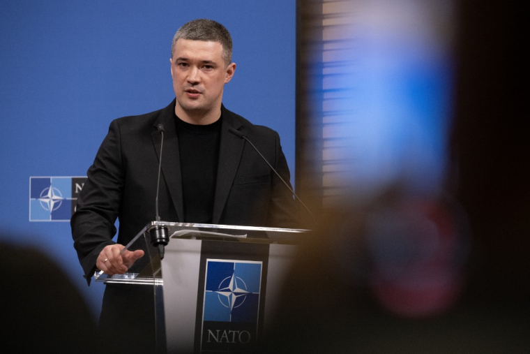 Mikhaïlo Fedorov à Bruxelles, en Belgique, le 18 juin 2026. ( AFP / JOHN THYS )