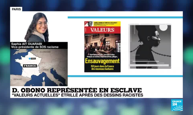 France : une députée parisienne dépeinte en esclave dans un magazine, vague de condamnations
