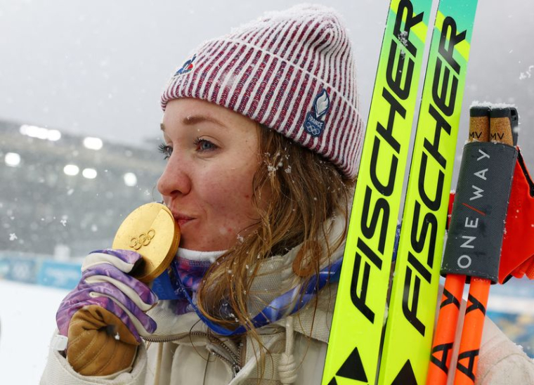 Biathlon - Cérémonie de remise des prix du départ groupé féminin 12,5 km