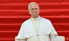 Le pape Léon XIV, le 21 avril 2026 à Malabo, en Guinée équatoriale ( AFP / Alberto PIZZOLI )