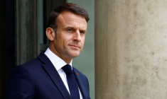 Le président Emmanuel Macron