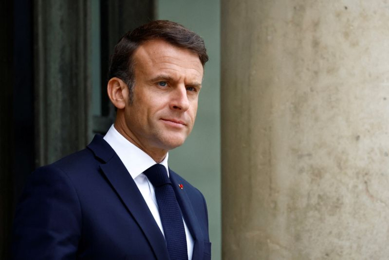 Le président Emmanuel Macron