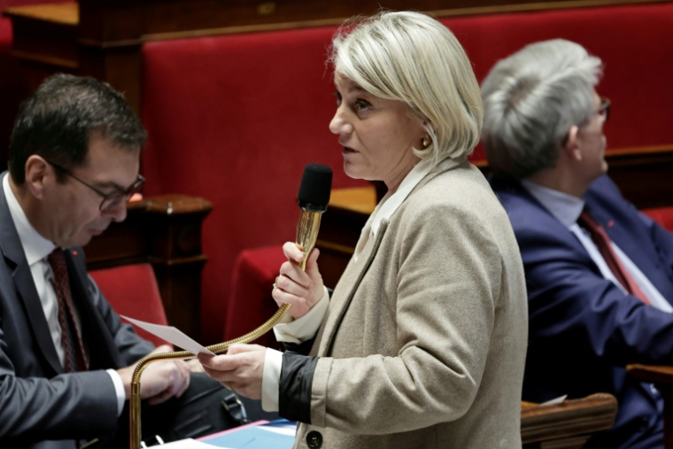 La ministre de la Santé Stéphanie Rist le 4 février 2026 à l'Assemblée nationale à Paris ( AFP / STEPHANE DE SAKUTIN )