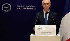 Le procureur de la République antiterroriste Olivier Christen, le 26 octobre 2026 à Paris ( AFP / Ludovic MARIN )