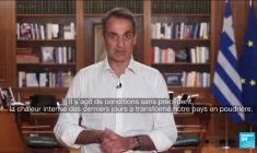 Grèce : les pompiers bataillent contre deux incendies préoccupants à Olympie et Eubée