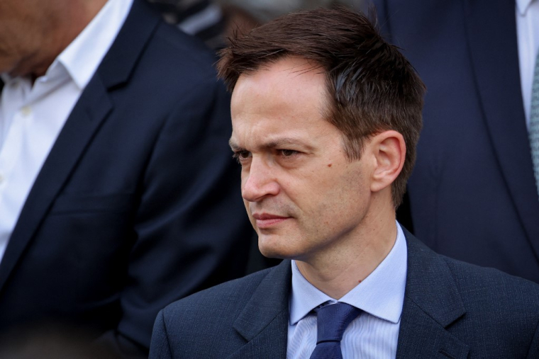 Pierre-Yves Bournazel, le 27 mai 2025, à Paris ( AFP / THOMAS SAMSON )