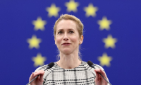 La cheffe de la diplomatie de l'Union européenne Kaja Kallas au Parlement européen à Strasbourg, le 18 juin 2025 ( AFP / FREDERICK FLORIN )