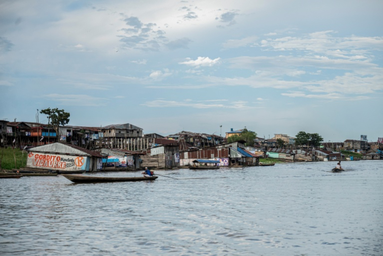 Belen, quartier défavorisé d'Iquito, dans le nord du Pérou, le 22 septembre 2026 ( AFP / Junior RABORG )