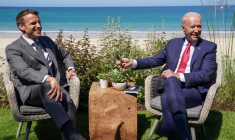 G7: MACRON SE RÉJOUIT AUPRÈS DE BIDEN DU "RETOUR" DES ETATS-UNIS