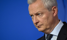 Bruno Le Maire, le 8 avril 2024, à Meudon ( AFP / BERTRAND GUAY )