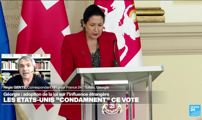 Géorgie : le Parlement vote pour contourner le veto à la loi sur l'influence étrangère