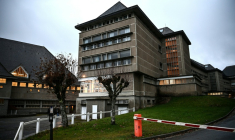 Le lycée des Métiers du Bâtiment (LMB) à Felletin, le 10 décembre 2025 dans la Creuse ( AFP / Christophe ARCHAMBAULT )