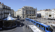 Place de la Comédie, à Montpellier. ( AFP / PASCAL GUYOT )