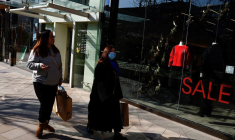 Des consommateurs à Pékin