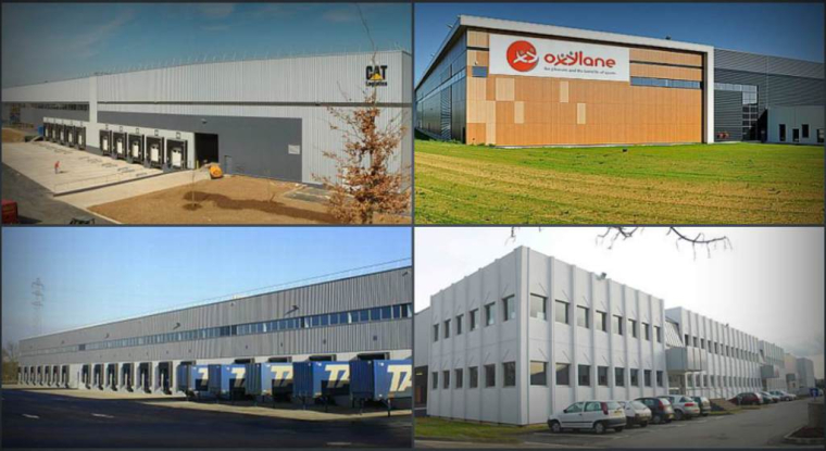 Différents sites logistiques opérés par Argan. (© Argan)