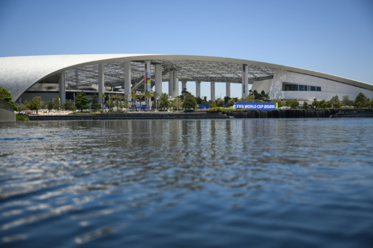 Le SoFi Stadium de Los Angeles à Inglewood, en Californie, le 10 juin 2026 ( AFP / Patrick T. Fallon )
