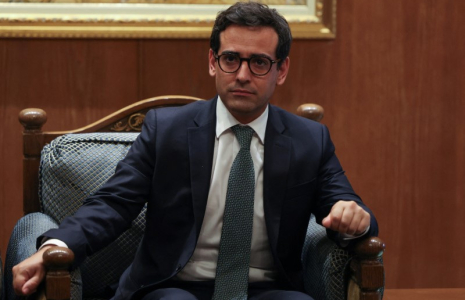 Le ministre français des Affaires étrangères, Stephane Sejourne à Beyrouth, au Liban
