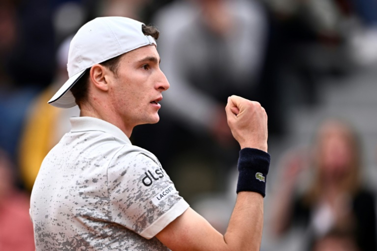 Le Français Ugo Humbert à Roland-Garros le 26 mai 2025 à Paris ( AFP / JULIEN DE ROSA )