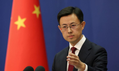 Guo Jiakun, porte-parole du ministère chinois des Affaires étrangères, à Pékin