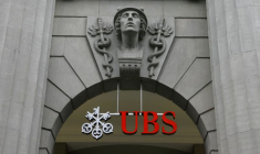 Logo de la banque suisse UBS à Zurich