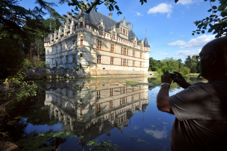 Le château d'Azay-le-Rideau, en Indre-et-Loire, le 24 août 2010 ( AFP / ALAIN JOCARD )
